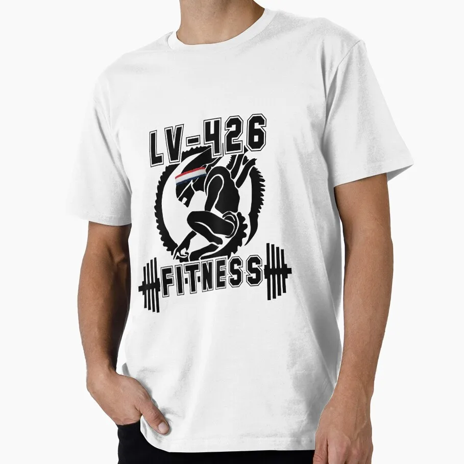 

LV-426 Fitness Horror movie Sic-Fi Alien Funny Gift T-Shirt Weyland Xenomorphe Graphic clothes Large size tops