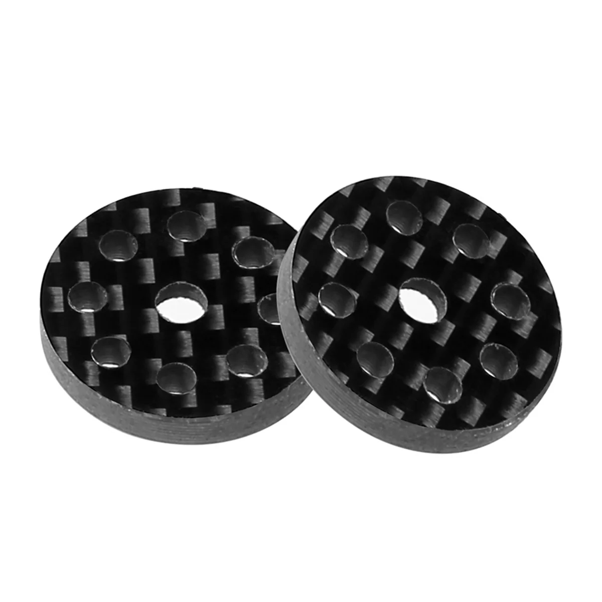 2pcs Carbon Fiber Tail Wing M3 Screw Washer for 1/8 1/10 RC Off Road Truck Racing RC Car Upgrade Parts Accessories