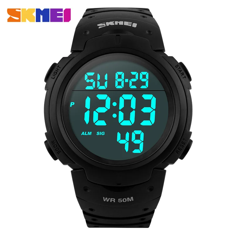 

SKMEI Waterproof LED Digital Watch Man Electronic Clock Men Sports Watches Chronos Countdown Men's Watch Relogio Masculino