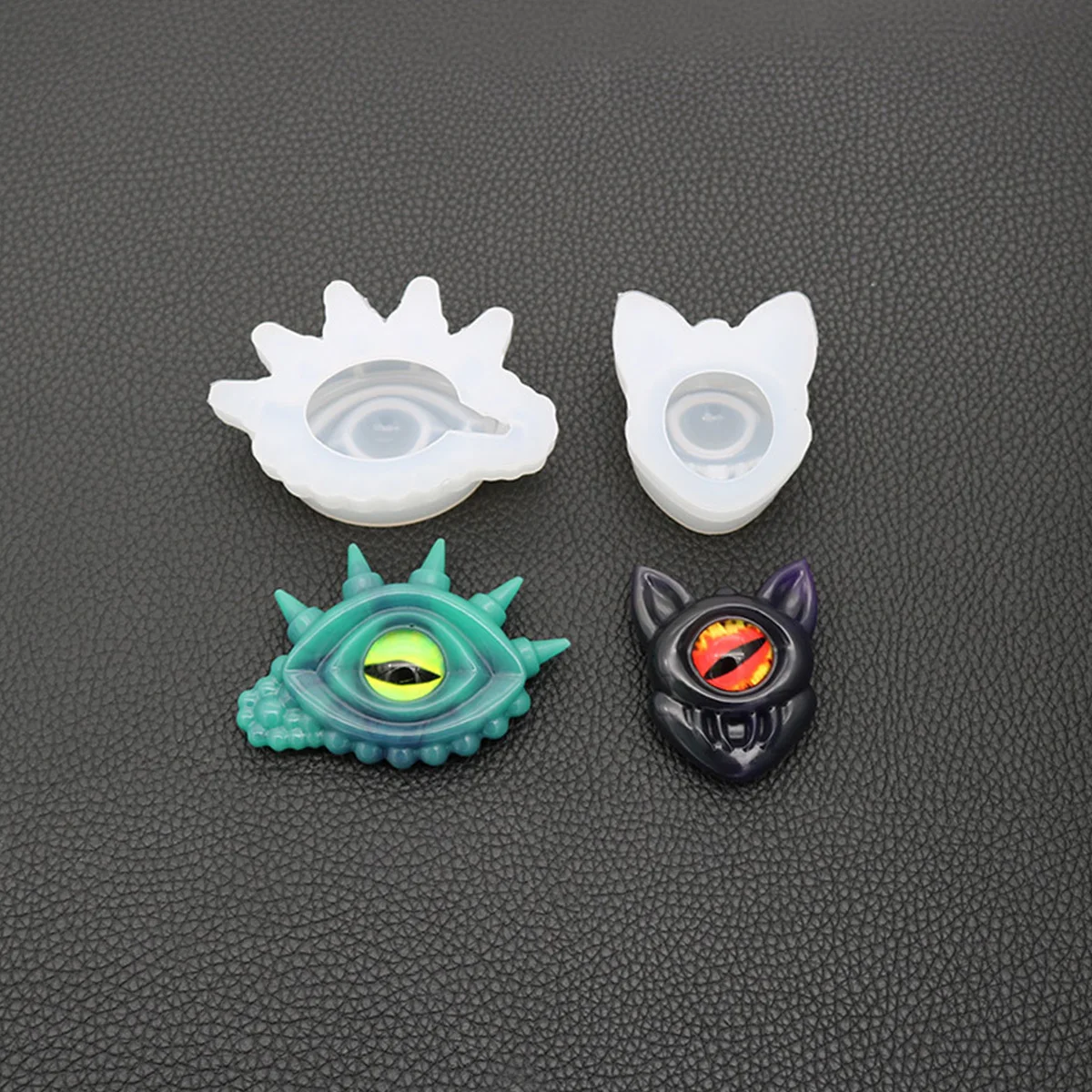 

Devil Eye Epoxy Silicone Mold White Mirror Polishing Home DIY Art Craft Case Reusable Easy Clean Resin Pendant Ornament