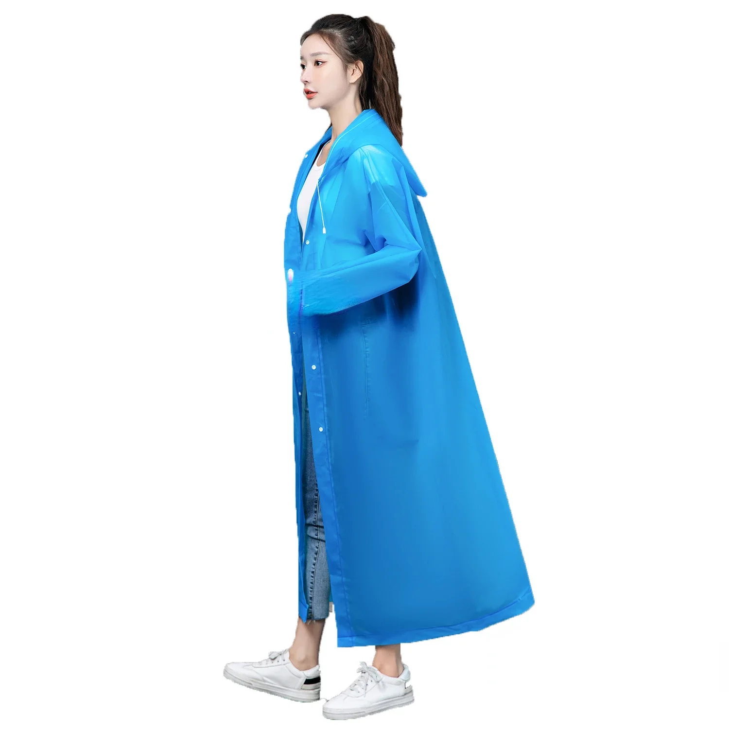 Imperméable épais non jetable pour hommes et femmes, poncho, veste de pluie, adulte, K Way