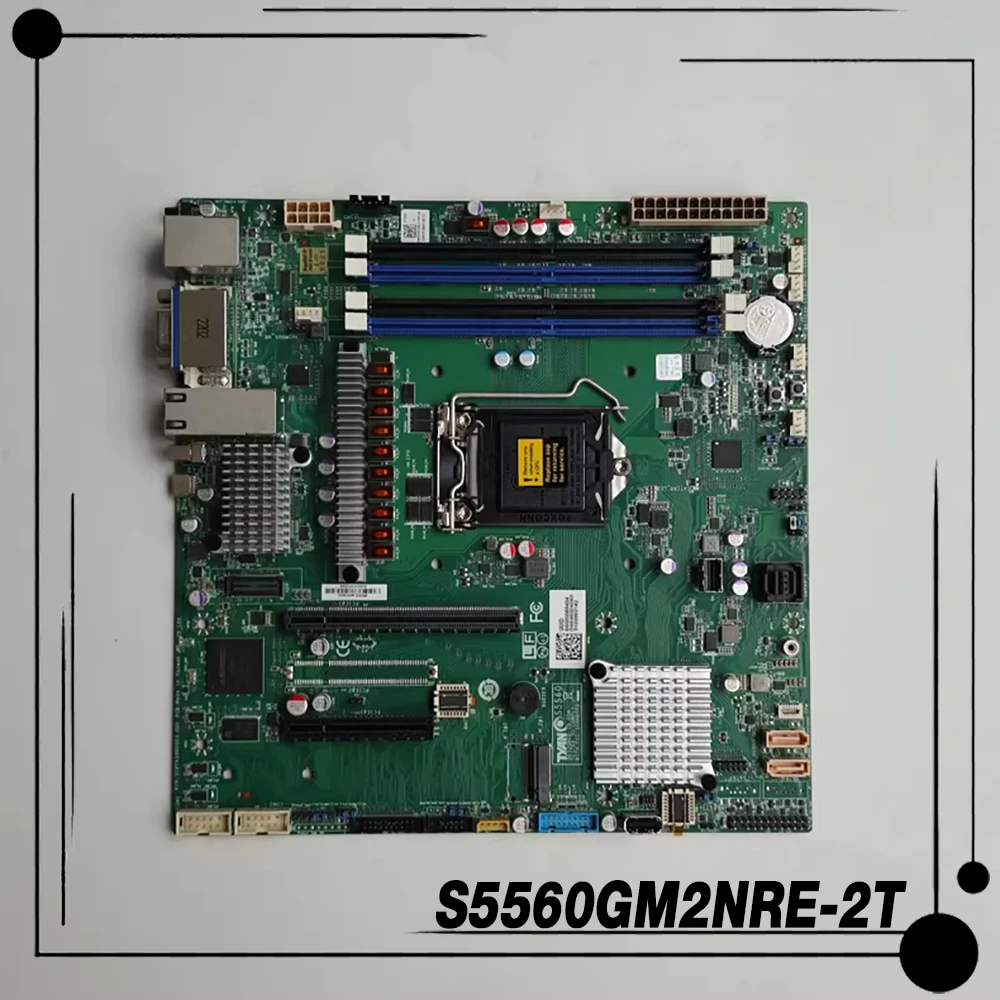 S5560GM2NRE-2T For TYAN S5560 Single Channel Server Motherboard LGA1200 C252