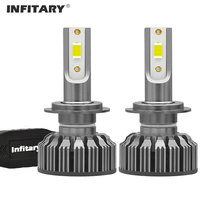 Infitary Canbus H4 H7 LED Truck Car Headlight Bulbs 100W 30000LM 12V 24V 36V CSP 3570 Chip H1 H3 H11 H13 H27 HB3 HB4 6500K Lamp