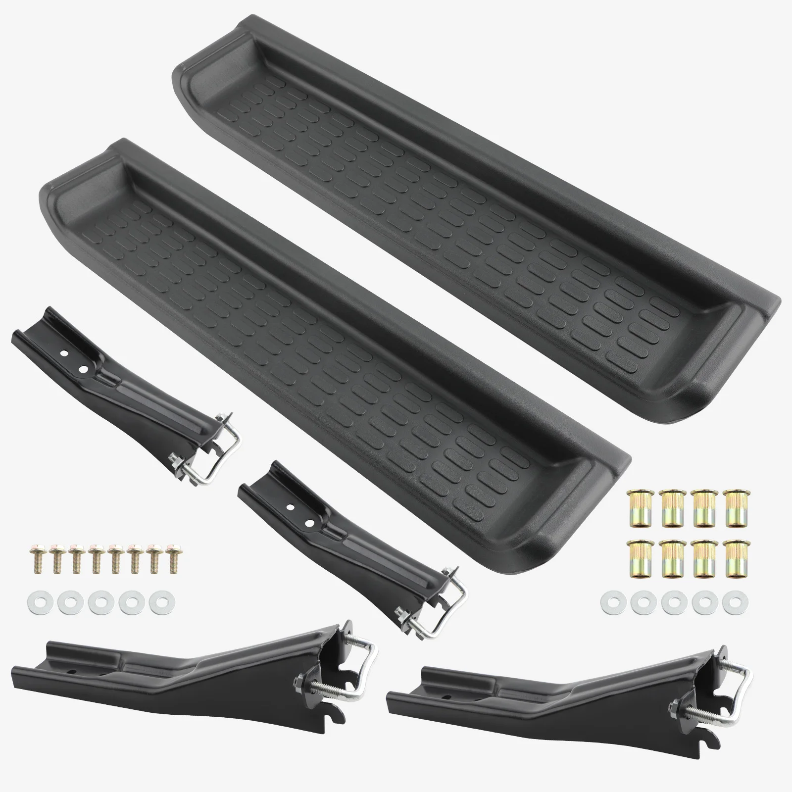 2x Side Step Nerf Bar Running Board for Jeep Wrangler   & Unlimited 1997-2006 Running Boards PW4511