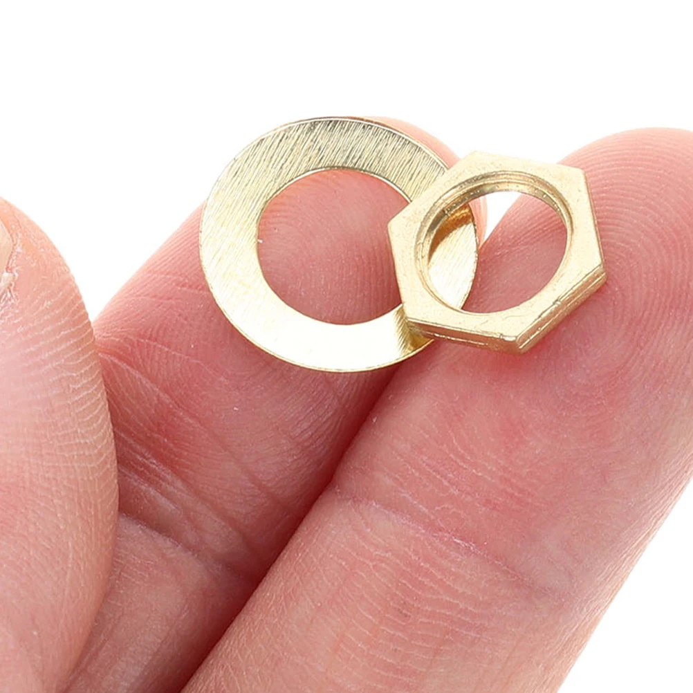 

20Pcs Wall Clock Repair Quartz Fittings Kit Nuts Washers Replacement Parts DIY Clock Assembly Components Replacement Part