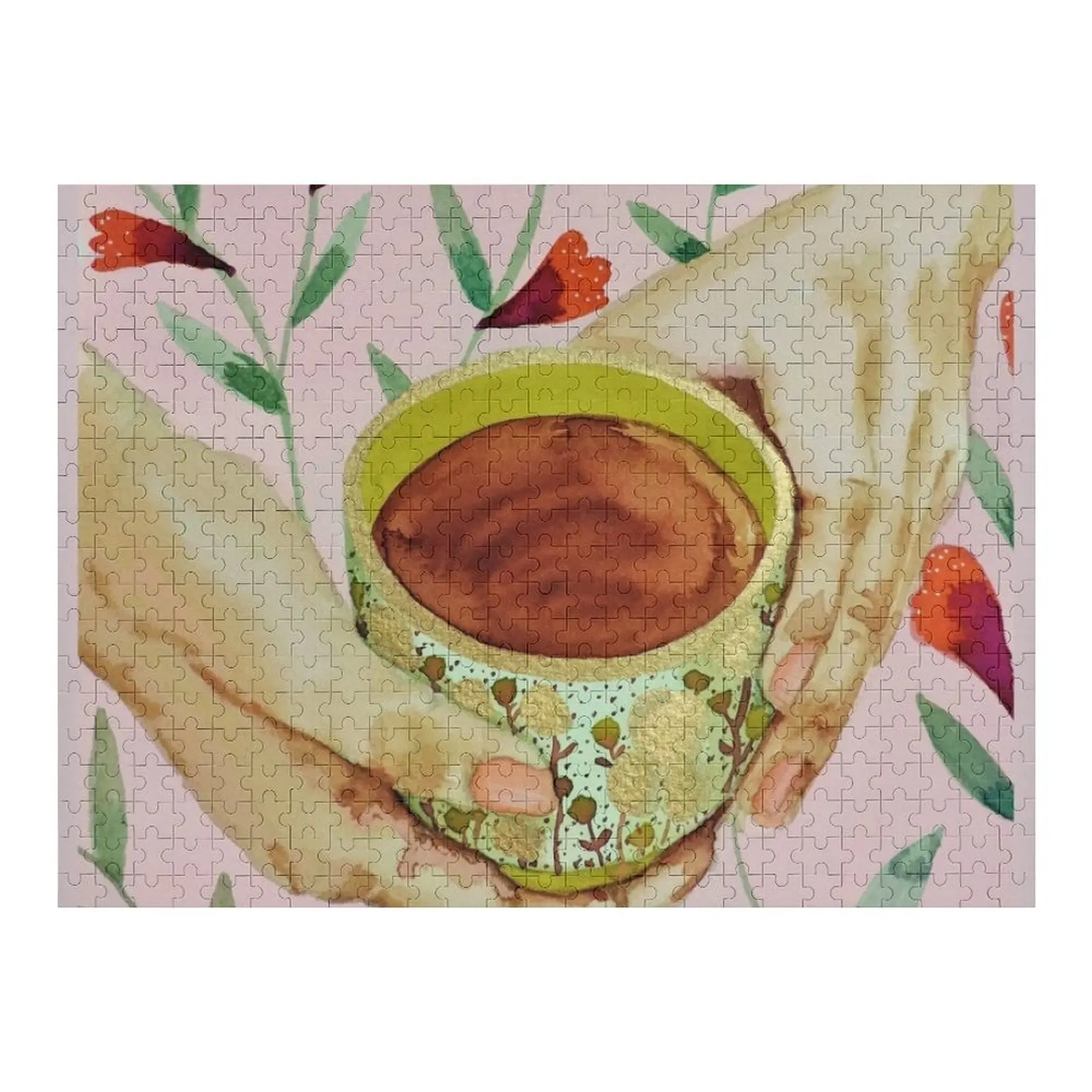 

tea time Jigsaw Puzzle Baby Toy Custom Gift Customized Toys For Kids Puzzle