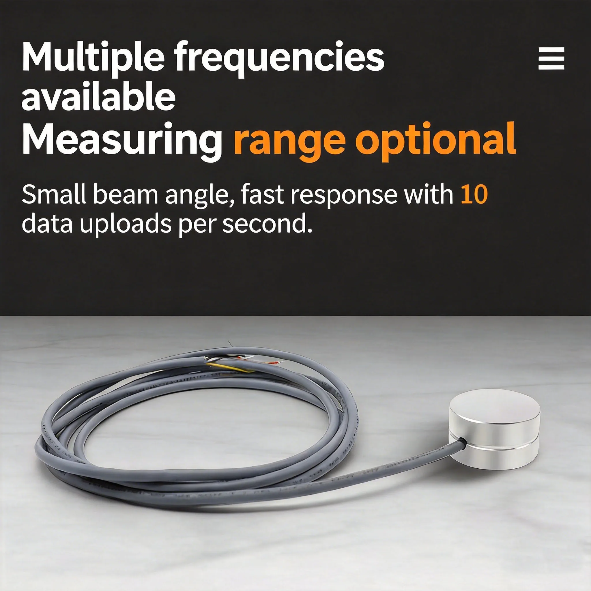 M33 Surface Mounted Underwater Ultrasonic Distance Measuring Sensor Ultrasonic Obstacle Avoidance Sensor