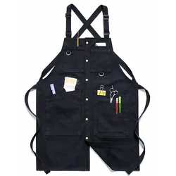 Outdoor Originality Apron Multi-functional Pocket Hairdresser Woodworking Overalls Repair Machinist Tools Waterproof Long Apron