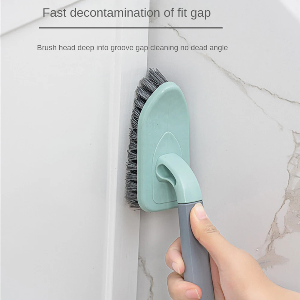 Brosse de poêle en plastique à longue poignée non ald, outil de livres, rainure de fenêtre, décontamination profonde, 75g