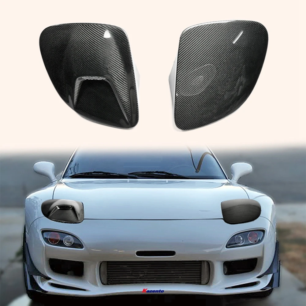 

For Mazda Rx7 Fd3S Naca Headlight Covers (2Pcs) Carbon Fiber