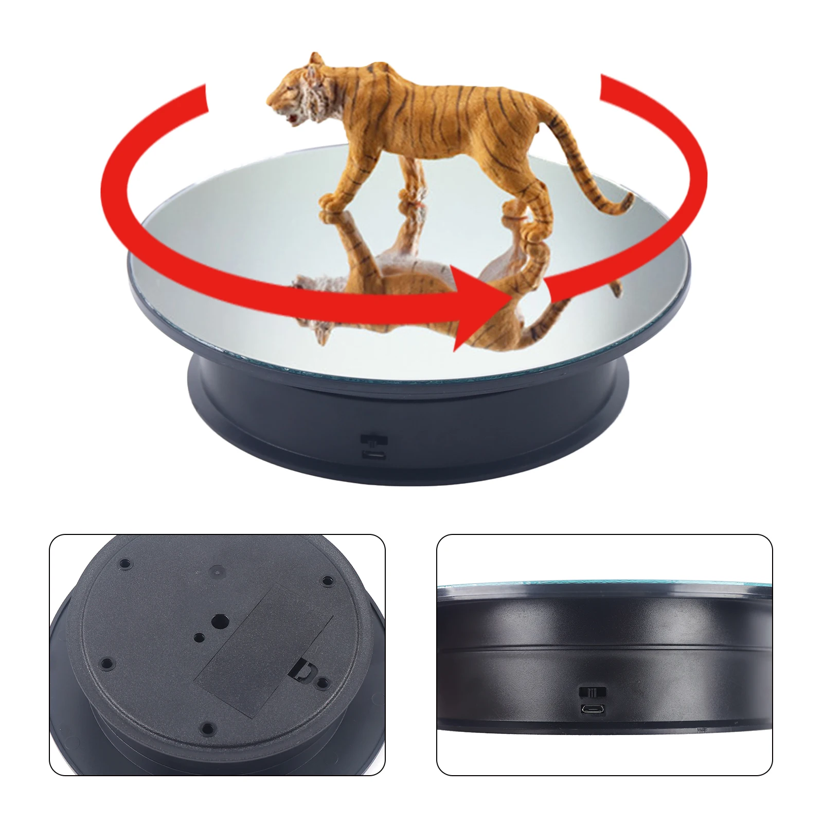 360 Degree Rotating Display Stand for Jewelry and Watches