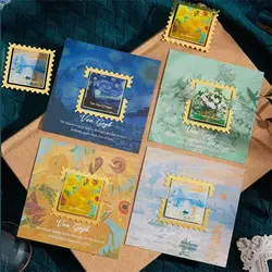 Marcapáginas de pintura al óleo de Metal, Clips de libro de inserción, marcador de Página de Libro, regalo de papelería para niños, estudiantes, profesores