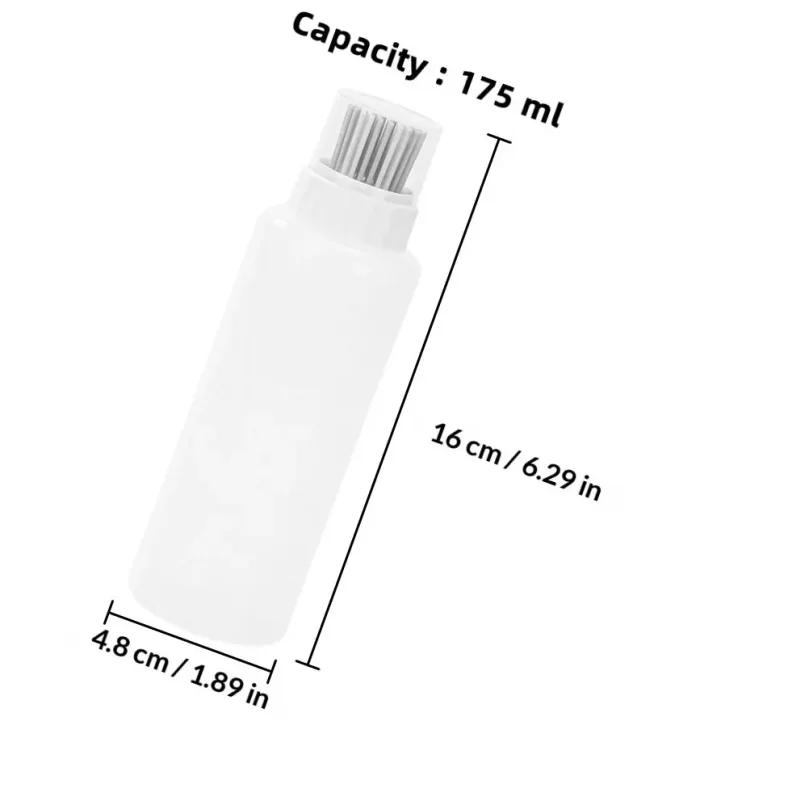 Silicone Oil Bottle Brush 175Ml Portable Cooking Grilling Kitchen Tool Basting Sauce Dispenser Heat Resistant Leakproof Bbq