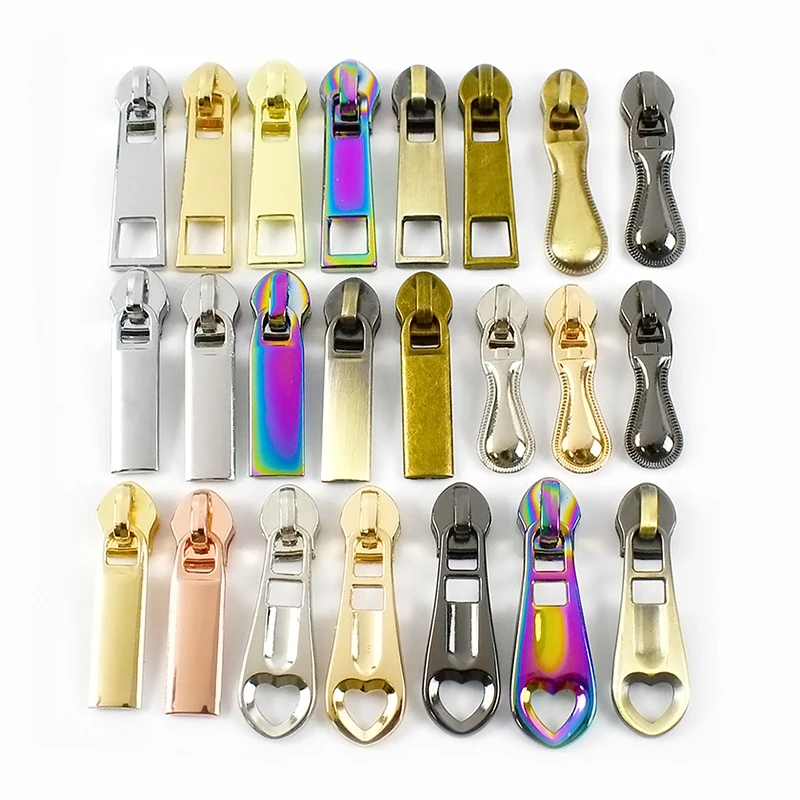 

10/20Pcs 5# Nylon Zipper Slider Puller for Wallet Pocket Handbag Garment Replace Zip Repair Kit DIY Sewing Hardware Accessories