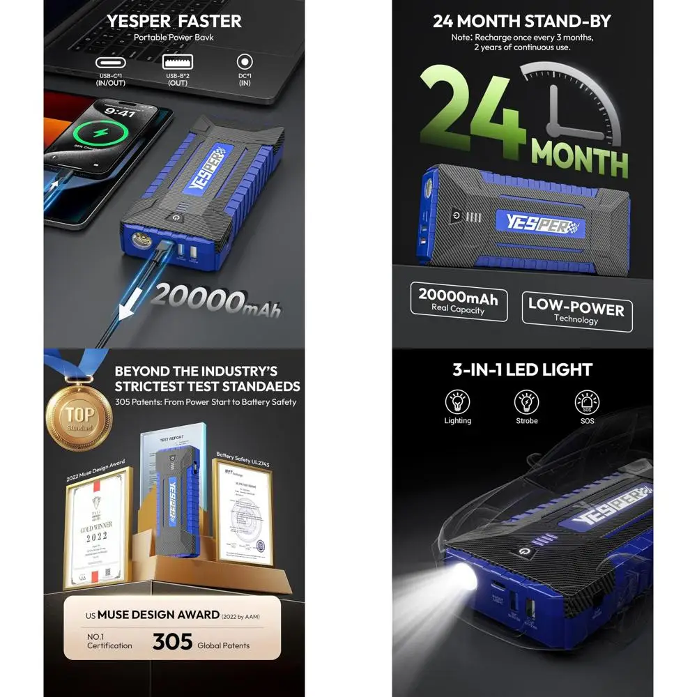 2160A Car Jump Star…