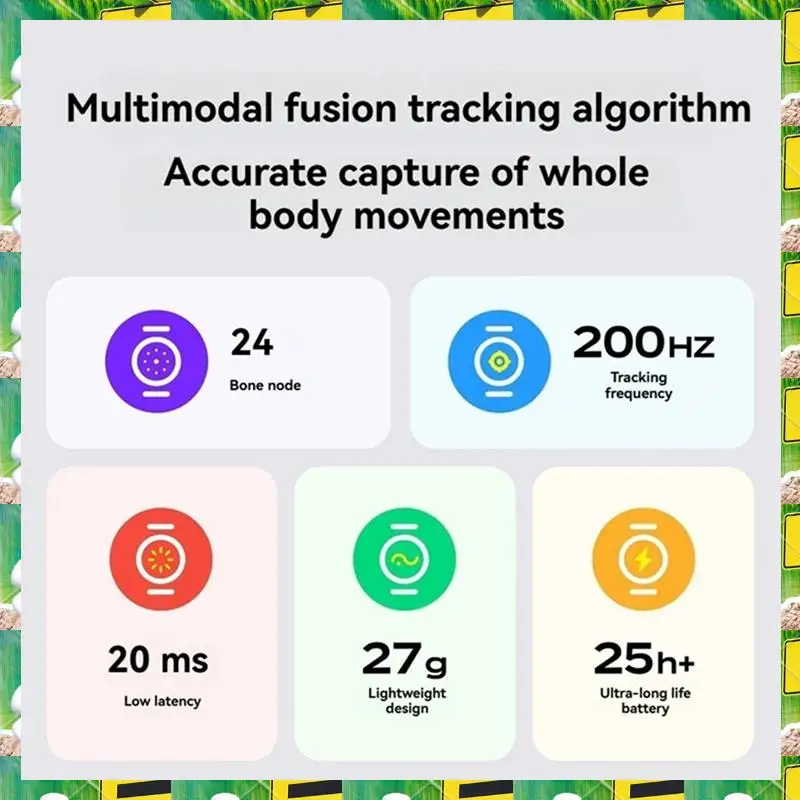 3C Electron Full Body Tracking With Motion Tracker 2.0: AI Low Latency Light Strap For PICO 4 Ultra/PICO,Full Body Tracking With