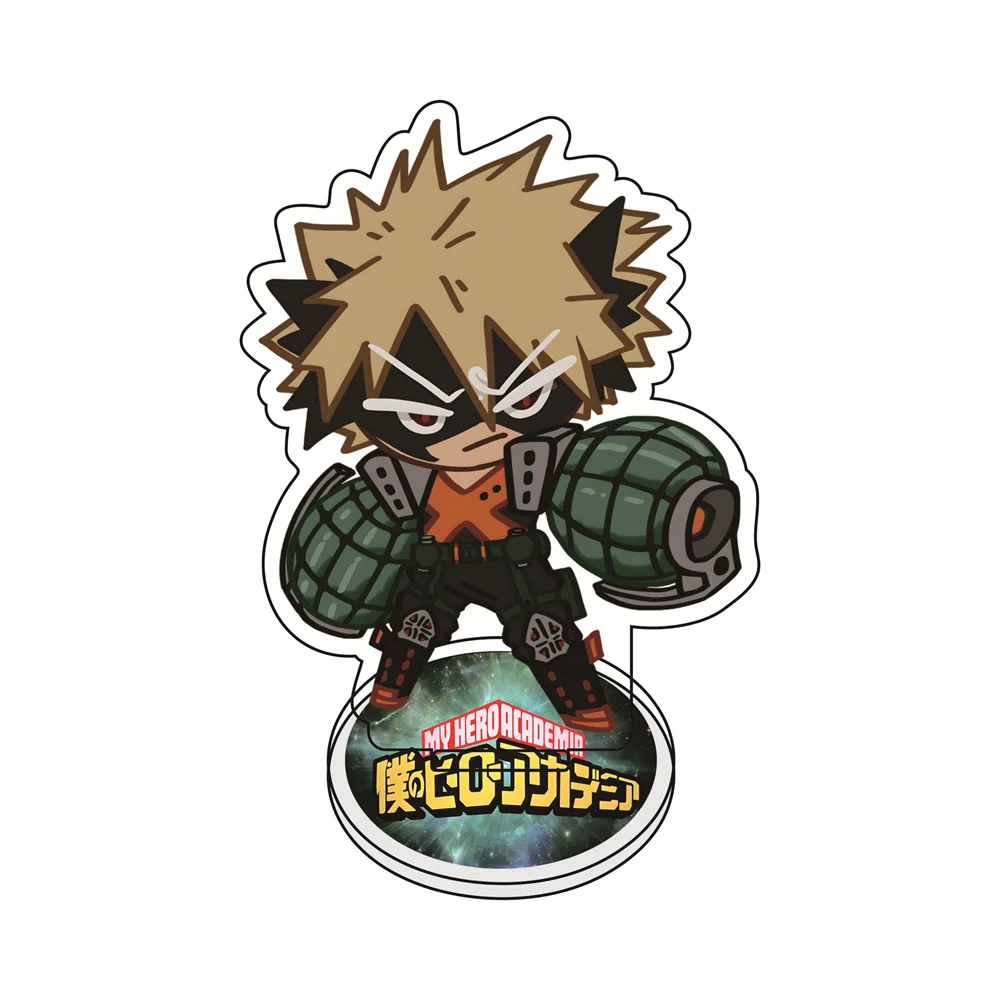 Anime My Hero Academia 10cm Acrylic Stand Tabletop Decorations Accessories Decor Gift Exquisite Product Keychain