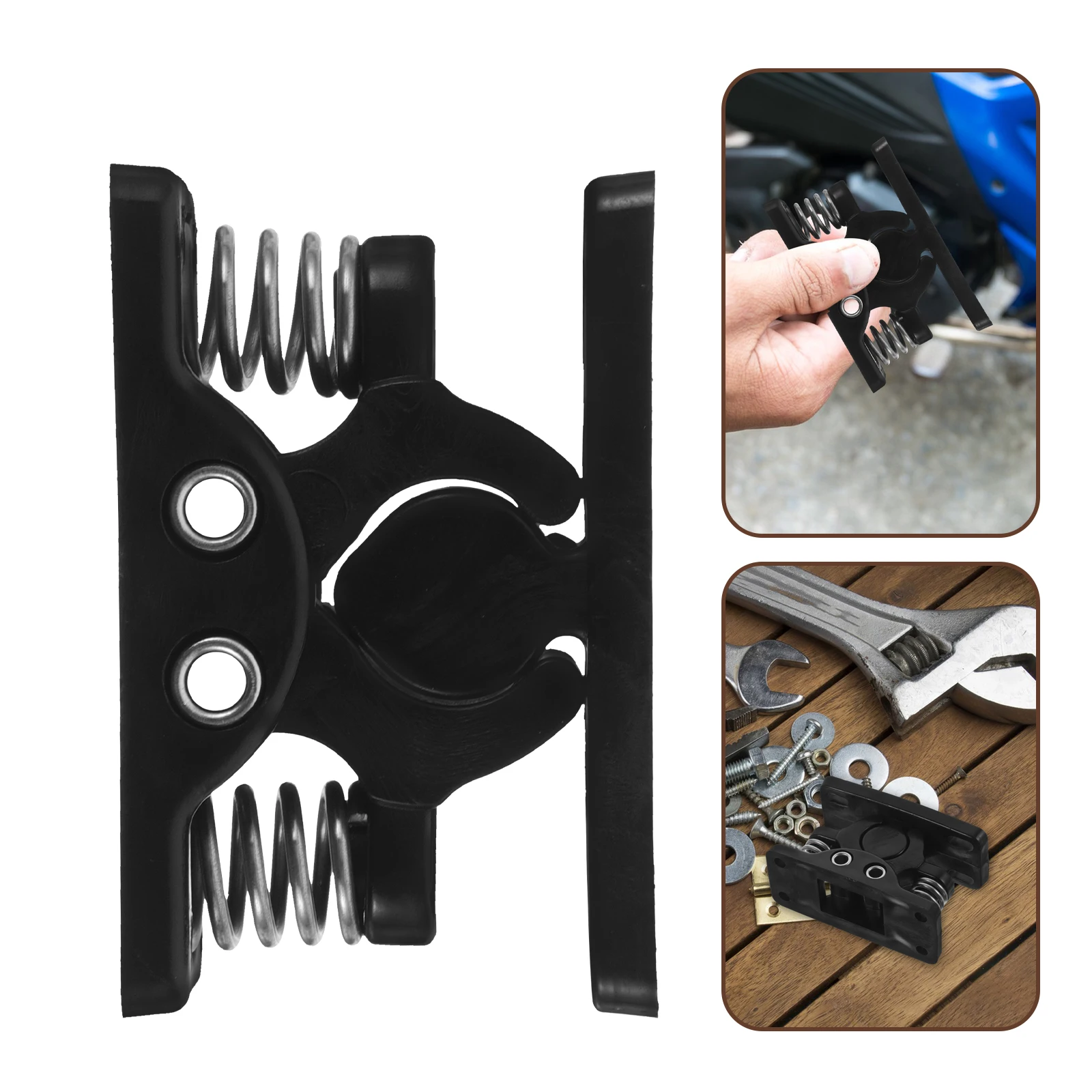 

Heavy Duty Plastic Door Latch Spring Catch For Wooden Gates Barn Closet Front Shed Cabinet Hook Slide Lock Hardware