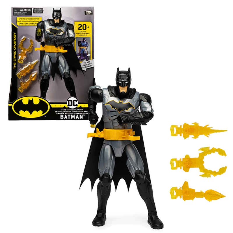 DC The Caped Crusader Batman Deluxe Action Figures 12-Inch Justice League Heroes Return Joker Robin Collection Action Figure Toy