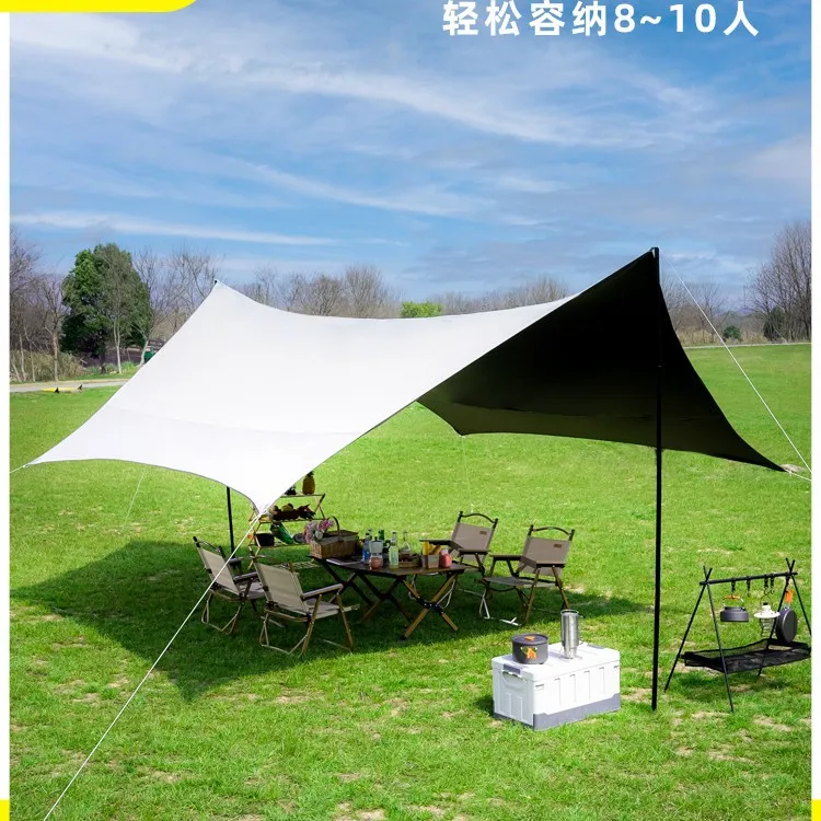 

Пляжный тент-шатер, легко устанавливаемый, ветрозащитный, солнцезащитный, с сумкой для переноски, кольями для крепления к земле, однокомнатный, портативный, для кемпинга на открытом воздухе