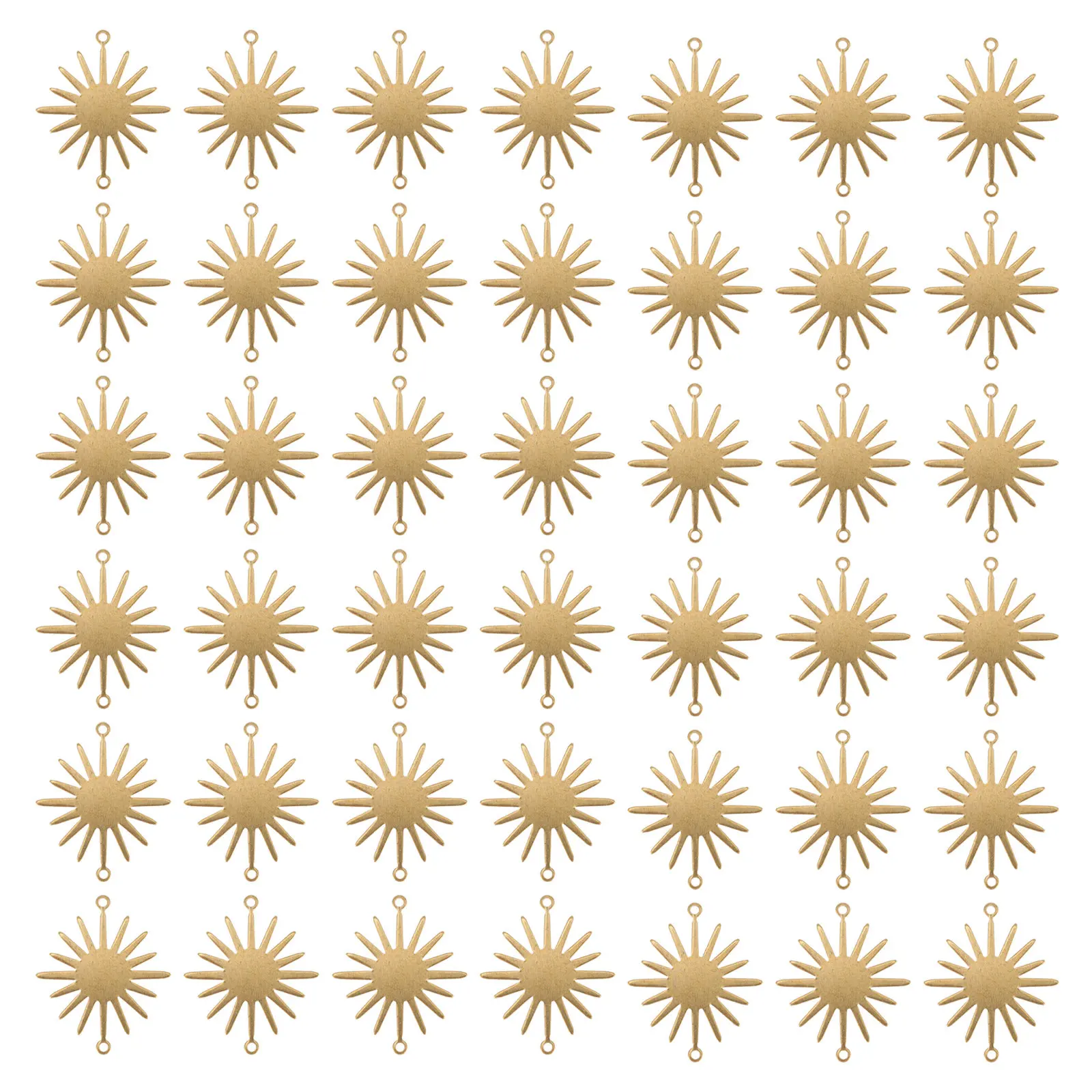 

50Pcs Sunflower Pendant Charm Creative DIY Jewelry Making Craft Pendant Necklace Bracelet Crafting DIY Charms Bracelet Charm