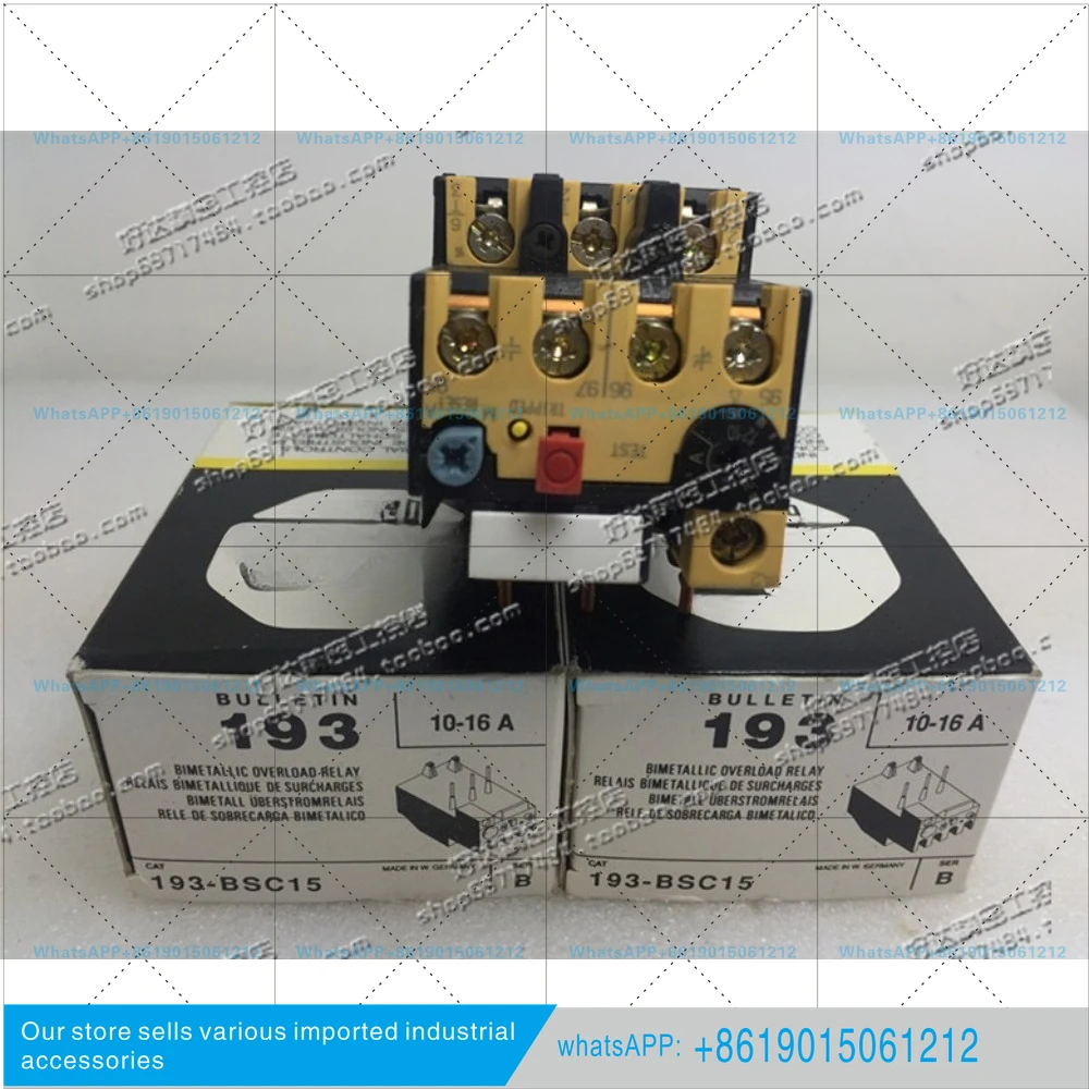 Brand new original genuine thermal relay 193-BSC15 10-16A