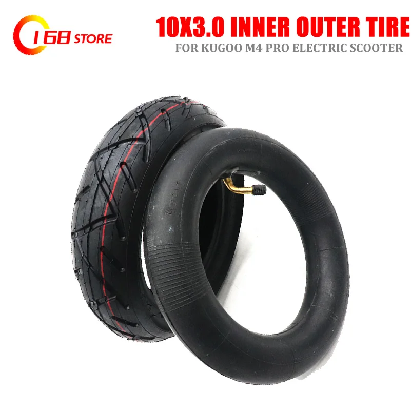 Newest 10inch Folding electric scooter wheel tire10x3.0  Tyre out inner  For KUGOO M4 PRO Electric Scooter   10*3.0