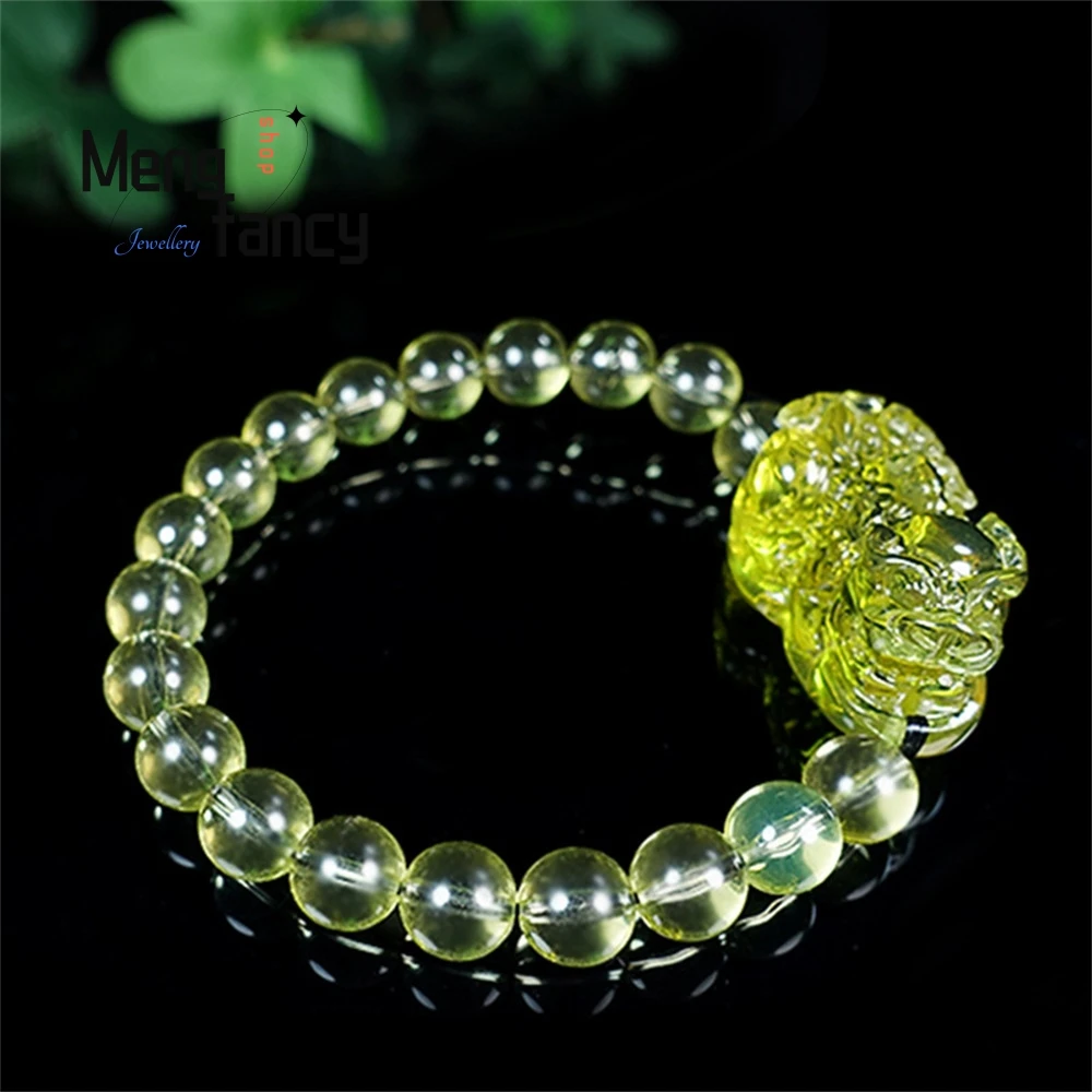 

High - Grade Blue Amber Pi Xiu Ladies' Bracelet, Ladies' Jewelry, Pi Xiu Bracelet Accessory Bracelet Elegant Fashion Jewelry