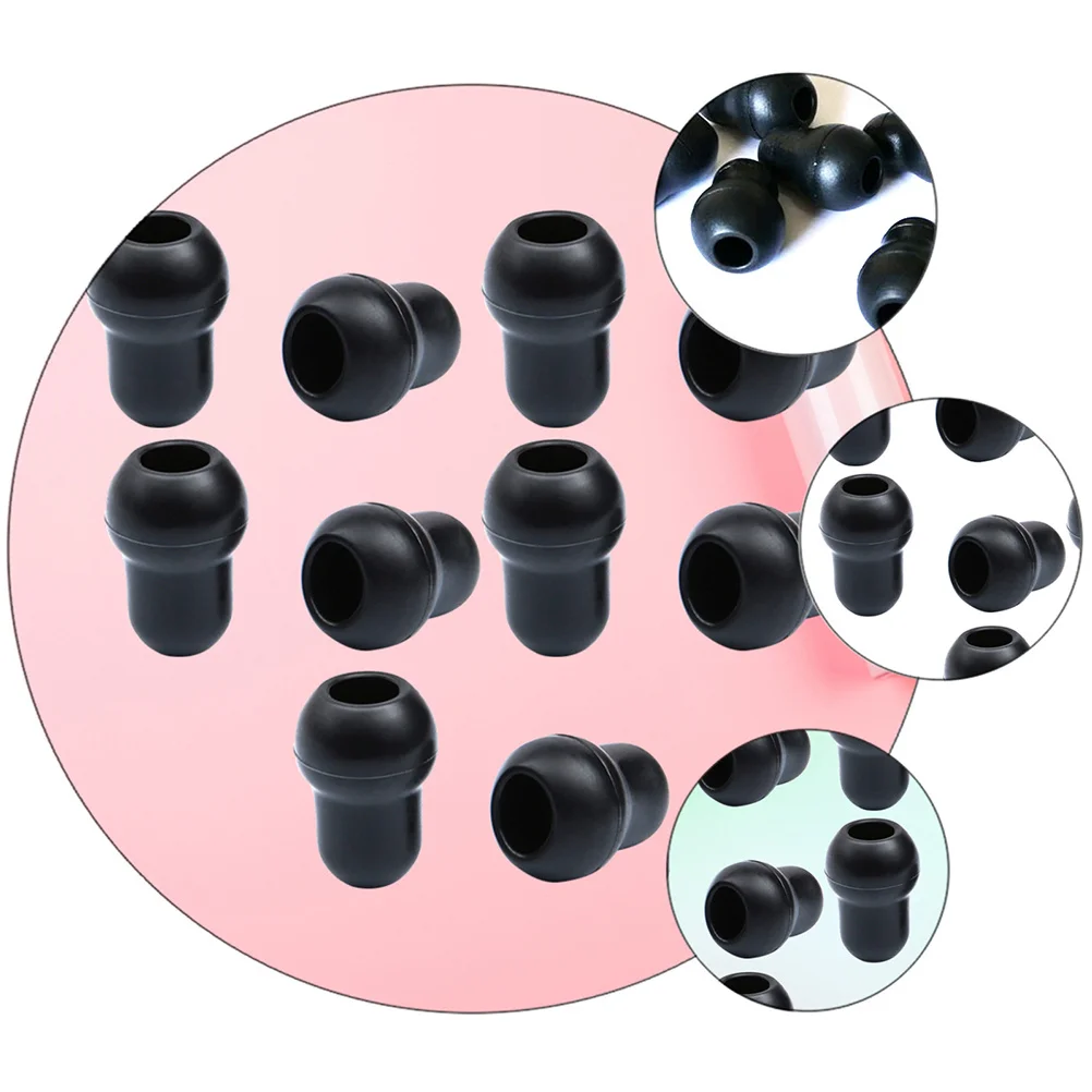 

12 шт., насадки для ушей для стетоскопа, 5 мм, безопасный силиконовый материал, замена лучшей звуковой проводимости для аксессуаров для наушников
