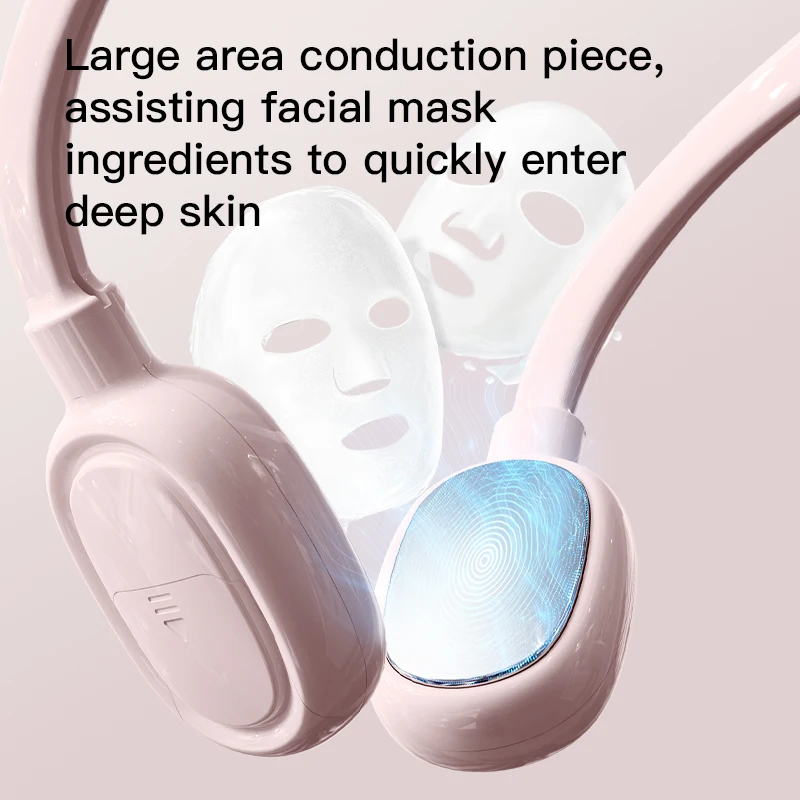 Dispositivo per il lifting del viso Collo Introduttore per il massaggio degli occhi del viso Microcorrente Ringiovanimento della pelle Dispositivo di bellezza antietà Massaggiatore per il viso