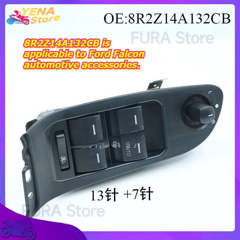 

The window control switch button 8R2Z14A132CB is applicable to Ford Falcon automotive accessories.
