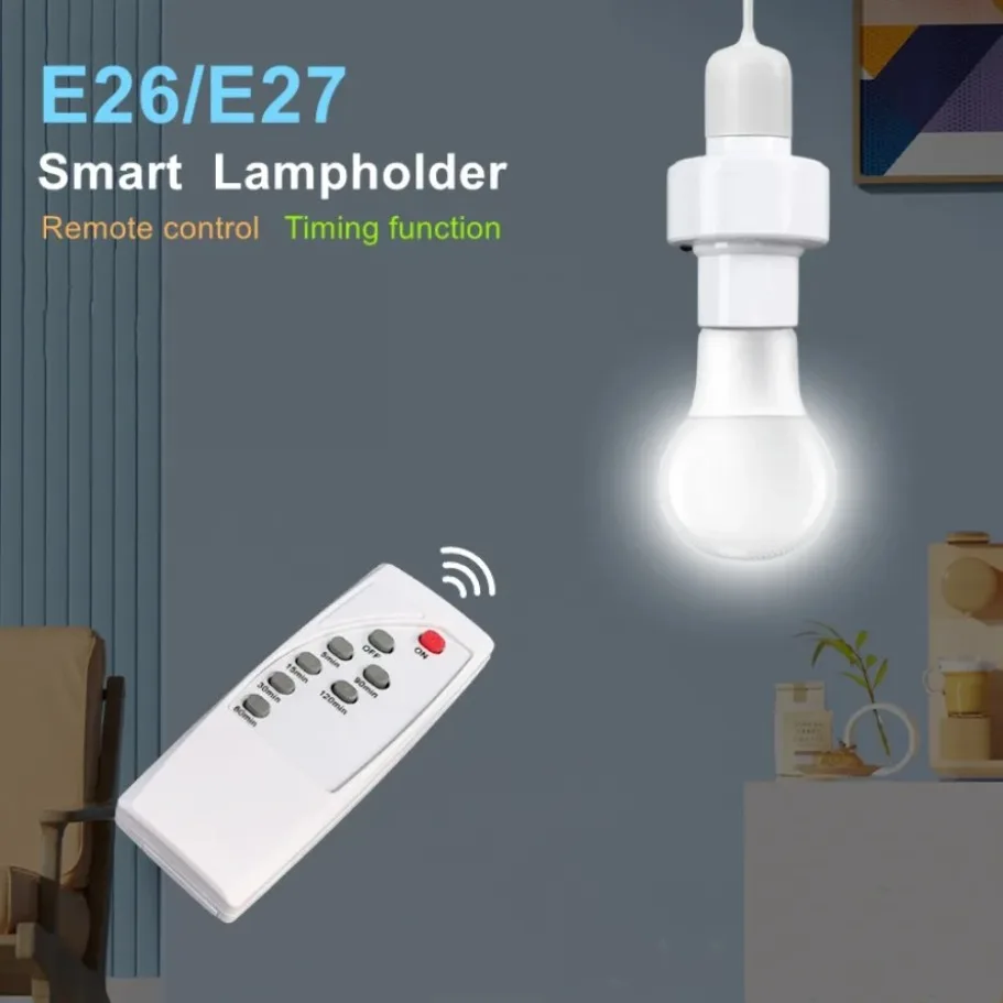 AC 85-265V Infrared Wirele Rss Remote Control No Battery Timer Switch Lamp Holder House Multi Light Smart Switch Babyoom Bedroom