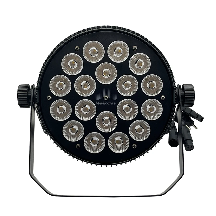 No Tax 1-32Pcs Aluminum Flat Par 18x12w 4in1 Alloy Par Led Slim Par 18x18W RGBWA UV  Light Professional Dj Par Wash Light High