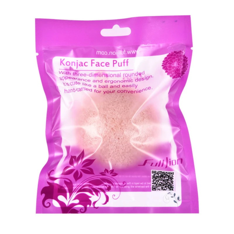 Konjac Sponge Gentle Exfoliation Face Cleanser All-natural Exfoliating Sponge With Natural Ingredients Eco-friendly Skincare