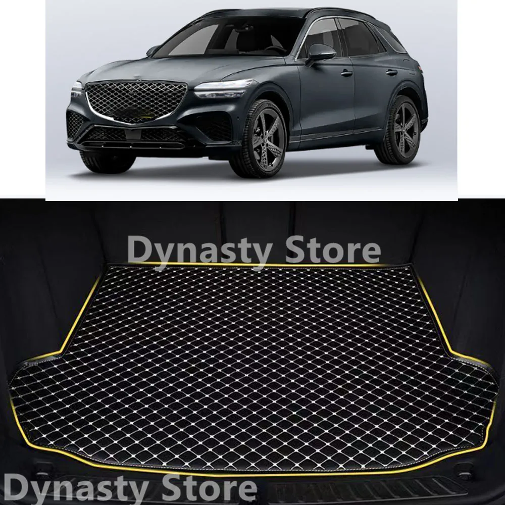 Car Trunk Mats For Genesis GV70 Waterproof Rear Backrest Protection Cushion  Trunk Tray Floor Mat  Automobiles Accessories