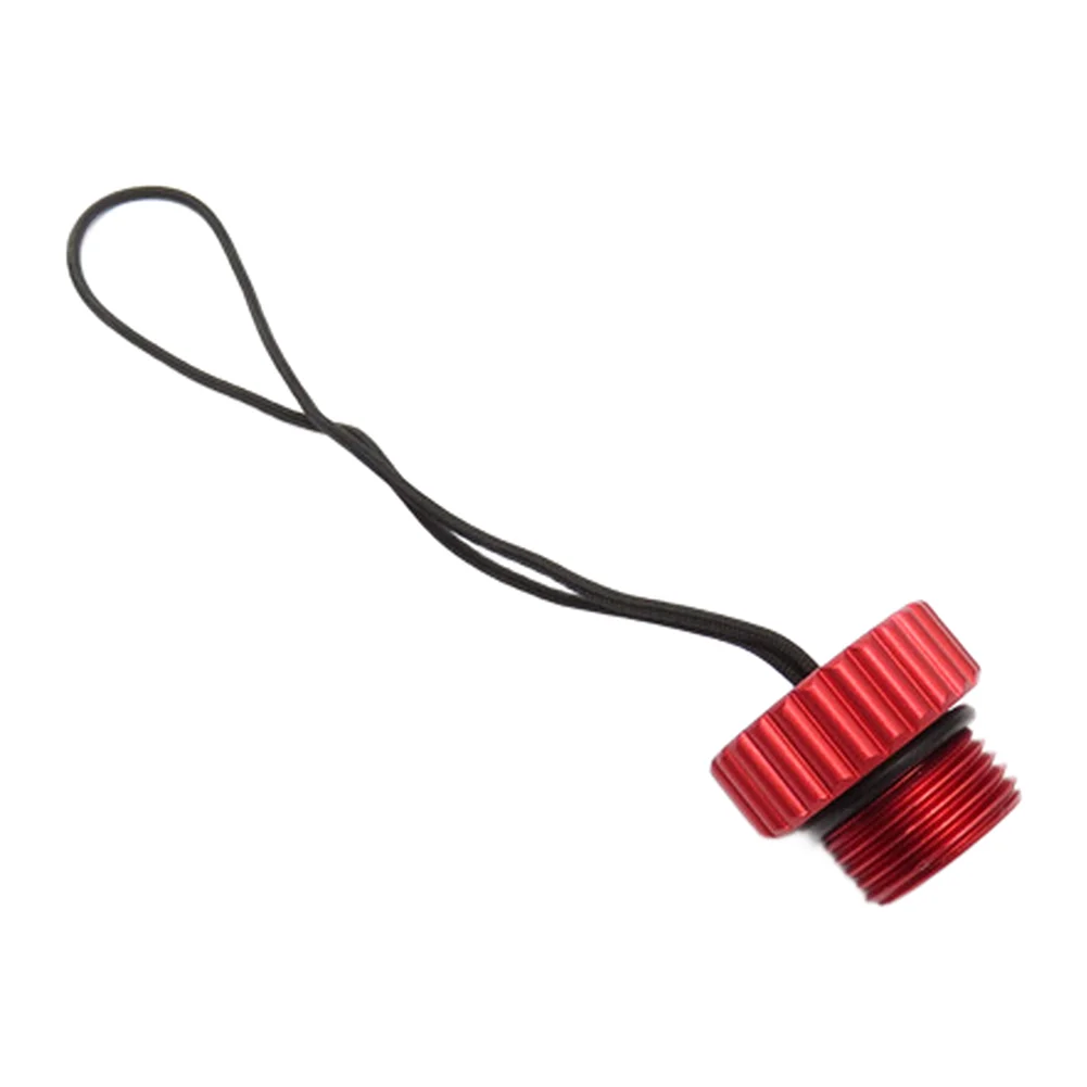 Scuba Diving Tank Valve Dust Cap 5/8-14 Thread Aluminum Alloy Anodized Cover For BCD Sidemount Wing System Underwater Gear Part view 2