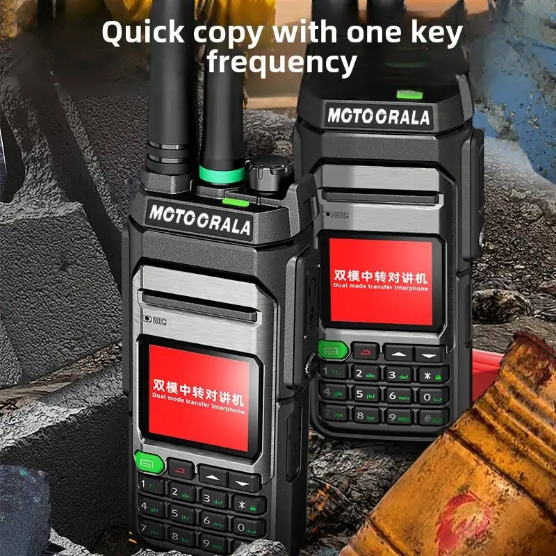 Dual Mode 4g Lte POC/Analog Walkie-Talkie Waterproof Global 5000km Logistics Firefighting Security Car Use FM Modulation