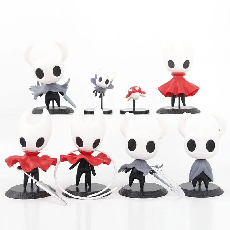 New anime characters 8 hollow knights silk songs protagonist design wasp female model doll decorations Christmas