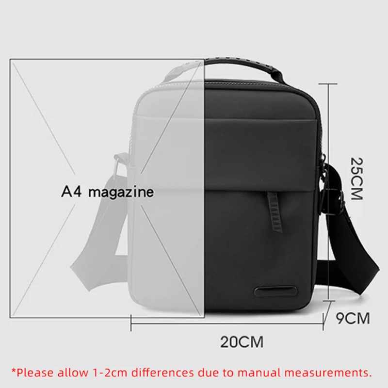 Men Small Messenger Bag Man Classical Sling Shoulder Bags Waterproof Casual Flap Business Crossbody Handbag For Male XA491C