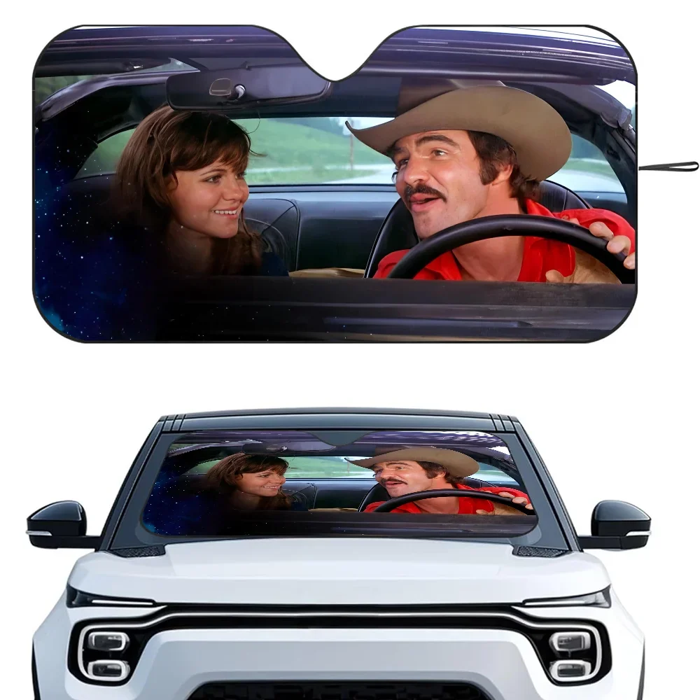 

Smokey and the B-Bandit Car SunSha Heat-insulating Aluminum Film Windshield Sunshas UV Rays Blocks Car Sun Visor Protector
