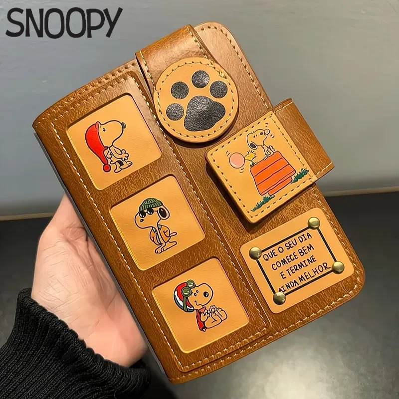 2025 New Snoopy A7 Notebook Loose-Leaf Cortex Blank Inner Page Notebook Diary Draft Notepad Student Writing Stationery Gifts