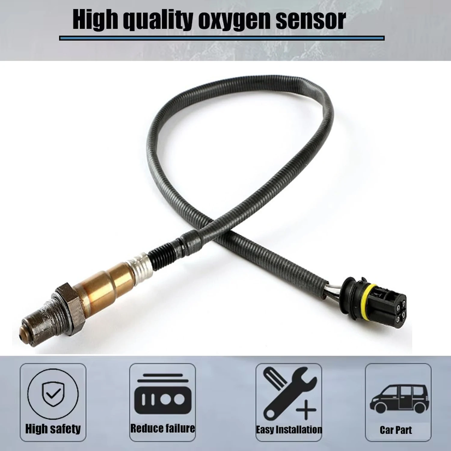 0258006563 Sonda Lambda Sensor de oxígeno O2 para Smart CABRIO CITY-COUPE FORTWO ROADSTER CROSSBLADE 0,6 0,7 1998-2007 0025402317