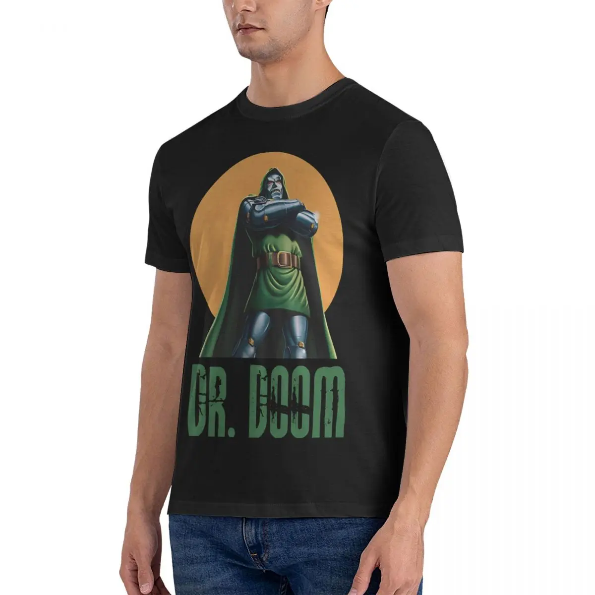 Game Lover T-Shirt Men D-Doctor D-Dooms Fashion Pure Cotton Tee Shirt Round Neck Short Sleeve T Shirts Adult Clothing