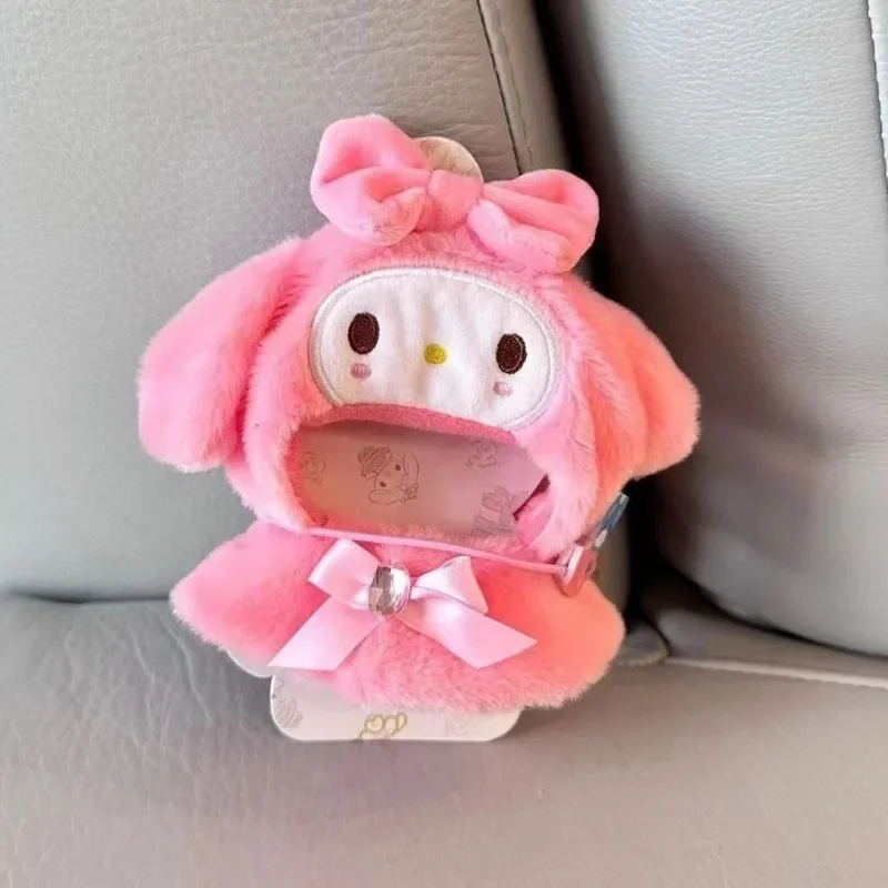 Cute creative cartoon cinnamoroll My melody kuromi Sanrio children's doll plush cloak clothes decoration animation peripherals