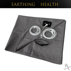 Conductive Silver Fiber Earthing Bedsheet Grounded Anti-static Health Protection Bed Sheet Antibacterial for Better Sleeping