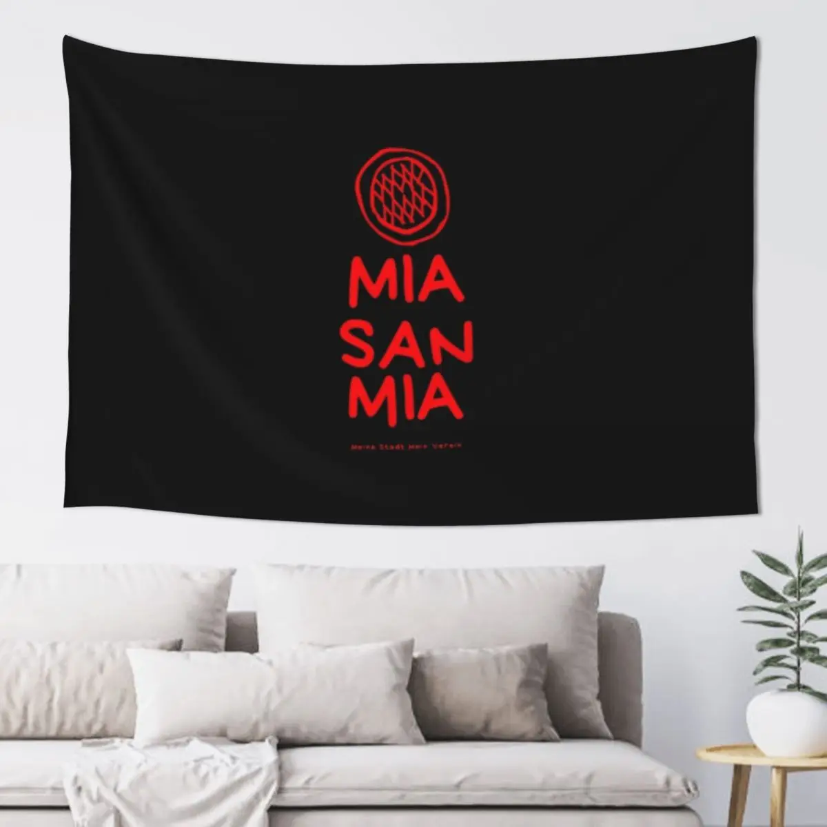 

Mia San Mia Seit 1900 Essential T-Shirt Tapestry Decor For Bedroom House Decoration Tapestry