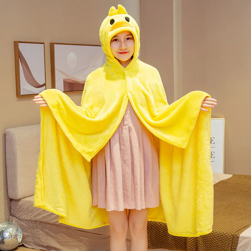 

Новая накидка с изображением животных и фруктов, офисное студенческое фланелевое одеяло для сна, милая шаль с динозавром и пандой, накидка в подарок