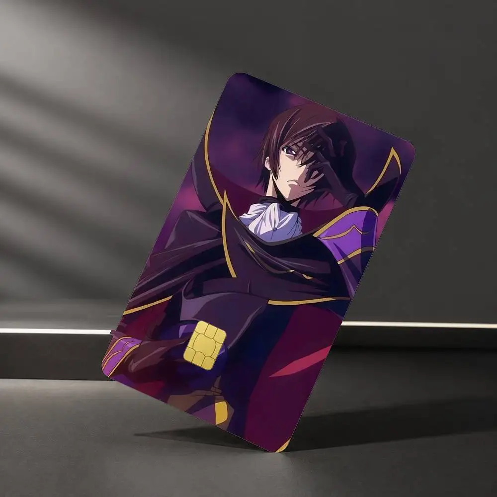 Anime C-Code Geass Sticker Film Tape Skin for Credit Card Debit Card Waterproof Stickers