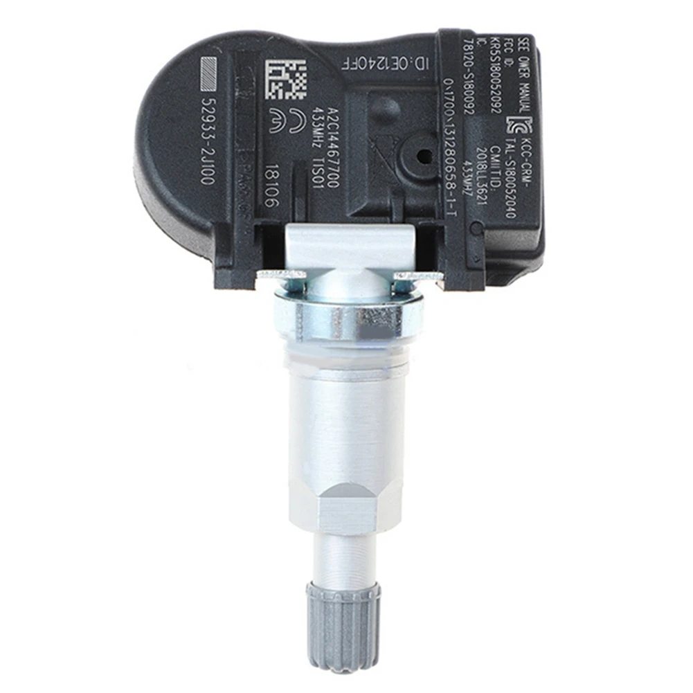 

Комплект из 4-х датчиков давления в шинах TPMS 529332J100 52933-2J100 для Hyundai Verna для Sorento 2017 2018 Prime 2019 2020