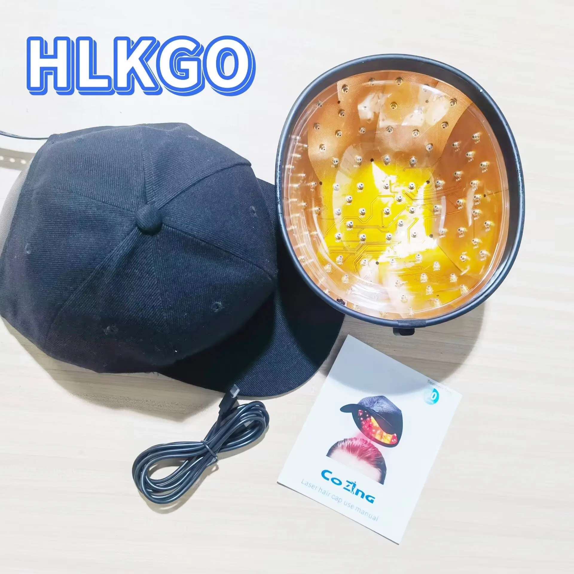 

96-диодный лазерный шапочка для роста волос LLLT для мужчин, эффективное восстановление волос и терапия кожи головы